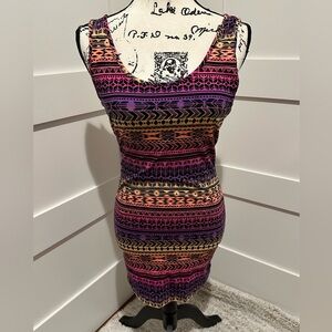 Forever 21 multi-color medium body con dress